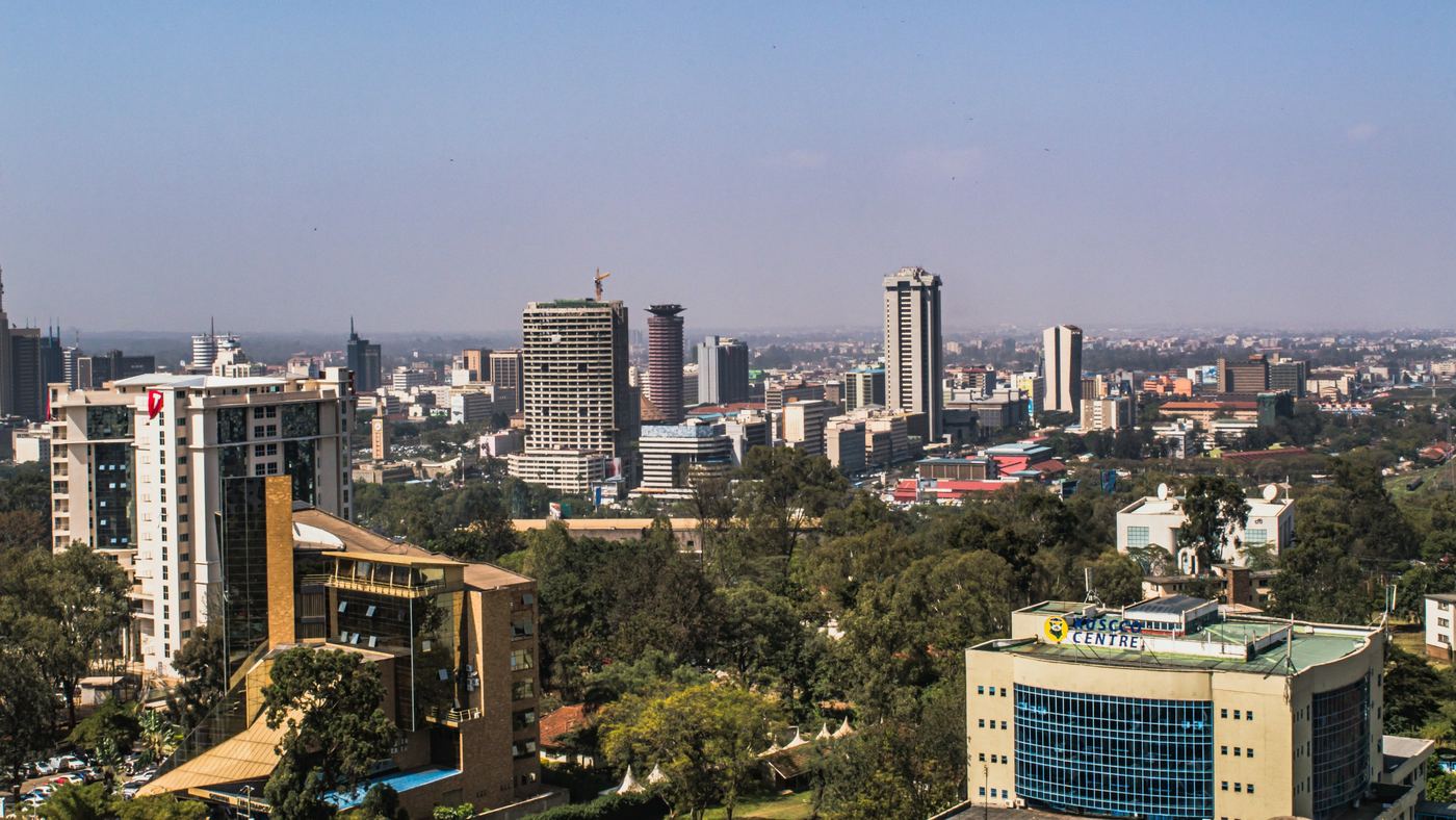 The Nairobi skyline